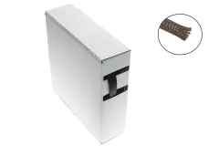 Geflechtschlauch 7-12mm schwarz in der praktischen Rollenspenderbox 15 Meter