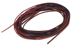 Zwillingslitze rot/schwarz 2x14mm² 5 Meter