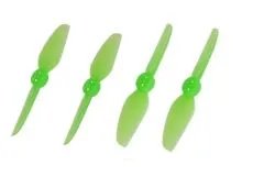 HQ Durable Propeller T3x3 mit 1,9/1,4/1,9mm Welle aus Poly Carbonate in grün transparent je 2xCW+ 2xCCW