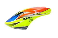 Microheli Fiberglas Haube Speed Racing im blau gelbem Design für Blade 230S und 230S V2