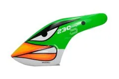 Microheli Fiberglas Haube Angry Bird im grünen Design für Blade 230S und 230S V2