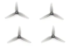 HQ Durable Propeller T3x1,5x3 mit 1,9/1,4/1,9mm Welle aus Poly Carbonate in grau transparent je 2xCW und 2xCCW