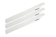 Microheli 3 Blatt Hauptrotorblätter in weiß für Blade 230S und 230S V2