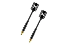 Foxeer Lollipop MICRO FPV Antennen Set RHCP mit geraden MMCX Anschluss in schwarz 2Stück