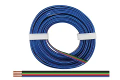 4-Fachkabel - Vierlingslitze 0,50mm² / 10meter für RGB LED Streifen