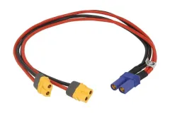 Netzteil Y-Anschlusskabel für iSDT SP3060 mit EC5 Buchse zu 2x XT60 Buchse