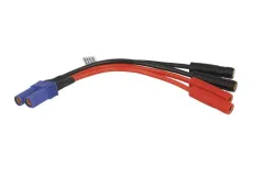 Netzteil Y-Anschlusskabel für iSDT SP3060 mit EC5 Buchse zu 2 Paar 4mm Bananen Stecker Buchse