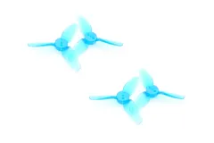 HQ Durable Prop Propeller T2X2X3 aus Poly Carbonate in blau transparent 2xCW und 2xCCW