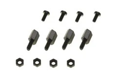 Distanzbolzen Set aus Nylon 8mm M2