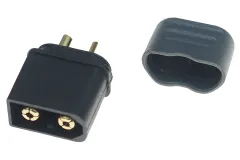 XT60H-M Stecker in schwarz