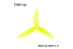 HQ Dreiblatt Propeller 4x2,5x3V2S 2xCW und 2xCCW für 5mm Welle in gelb
