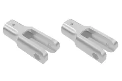 Mikado Aluminium Blatthalter mit Kugellager 2Stück für LOGO 550