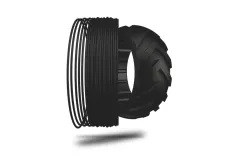 TreeD Flexmark 9 flexible TPU Filament 1,75mm 500g 93A Schwarz