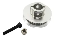 SAB Goblin Heckrotor Riemenrad vorne 34 Zähne aus Aluminium für RAW 700, Piuma, KSE, Genesis und Kraken 700S