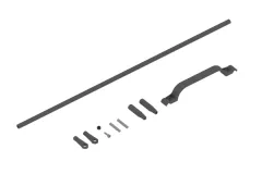 Mikado CFK Heckanlenkung LOGO 600