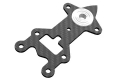 Mikado CFK-Heckgetriebeplatte mit Kugellager, LOGO 480