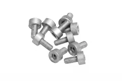 Inbusschrauben aus Aluminium silber eloxiert M3x8 10Stück