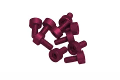 Innensechskantschrauben aus Aluminium pink eloxiert M3x10 10Stück