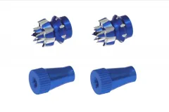 Steuerknüppelendstück / Gimbal Stick End / Typ C in dunkel blau mit M4 Gewinde 2Stück