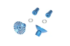 Steuerknüppelendstück / Gimbal Stick End / Typ E in dunkel blau mit M4 Gewinde 2Stück