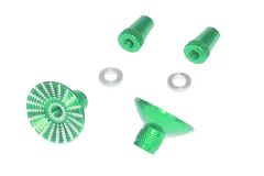 Steuerknüppelendstück / Gimbal Stick End / Typ E in grün mit M4 Gewinde 2Stück