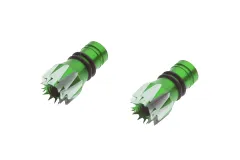 Steuerknüppelendstück / Gimbal Stick End / Typ D in grün mit M4 Gewinde 2Stück