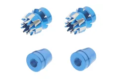 Steuerknüppelendstück / Gimbal Stick End / Typ S in dunkel blau mit M3 Gewinde 2Stück