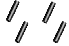 Abstandshalter / Spacer / Standoff M3 Aluminium eloxiert glatt in schwarz 4Stück 30mm