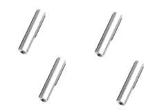 Abstandshalter / Spacer / Standoff M3 Aluminium eloxiert glatt in silber 4Stück 25mm