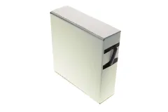 Schrumpfschlauch Ø9,5mm Flachmaß 14,9mm schwarz in der praktischen Rollenspenderbox 8 Meter