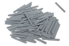 KBW Klemmbausteine Technik Achse 5L in hell grau 100Stück