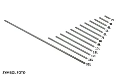 KBW Klemmbausteine Technik Achse 32L aus Aluminium 5Stück