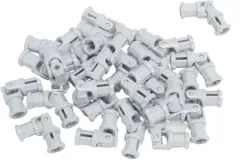 KBW Klemmbausteine Technik universal Gelenk in hell grau 25Stück