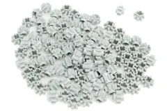 KBW Klemmbausteine Technik Zahnrad mit 8 Zähnen in hell grau 100Stück