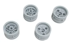 KBW Klemmbausteine Technik Felgen Set in hell grau 4Stück