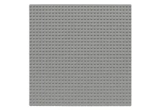 Wange Grundplatte hell grau 32x32 Noppen, ca. 25,5x25,5cm