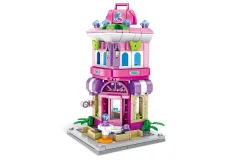 Panlos Klemmbausteine Mini Street View Modular Handtaschenladen - 266 Teile