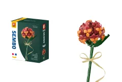 Sembo Klemmbausteine Blumen - Drachenbootblume - 114 Teile