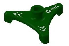 L-MA Precision Tuning Taumelscheibeneinstellhilfe aus Aluminium in grün für OMPHOBBY M2 und M2 EVO