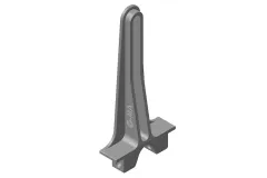 L-MA Precision Tuning Taumelscheibenführung aus Aluminium in silber für OMPHOBBY M2 und M2 EVO