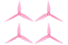 HQ Racing Prop R35 5,1x3,5x3 aus Poly Carbonate in pink transparent je 2CW+2CCW