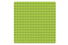 Wange Grundplatte Lime Grün 16x16 Noppen, ca. 13x13cm