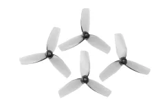 HQ Micro Whoop 3Blatt Propeller 40mm in Grau 1,5mm Shaft Poly Carbonate 2xCW und 2xCCW