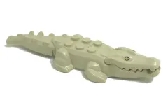 Klemmbausteine Tier Krokodil in beige
