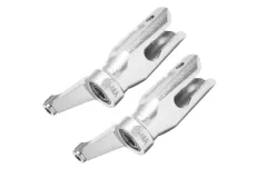 L-MA Precision Tuning Hauptrotorblatt Halter Set aus Aluminium in Silber für BLADE InFusion 180