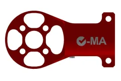 L-MA Precision Tuning Heckmotor Halterung aus Aluminium in Rot für BLADE InFusion 180