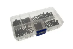 Senkkopfschrauben Set / Sortiment 180Stück in M2,5 Größe