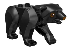 Klemmbausteine Tier Bär in schwarz