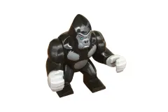 Klemmbausteine Tier Gorilla in schwarz