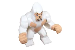 Klemmbausteine Tier Gorilla in weiß